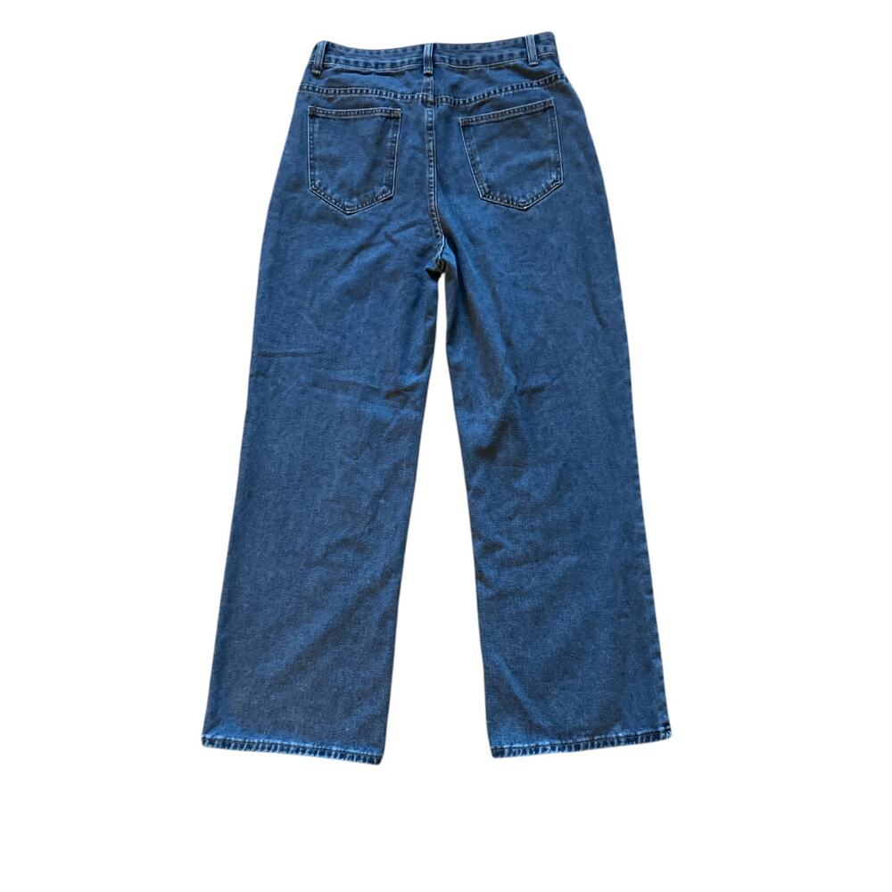 Shein Womens/Teen Wide Leg Jeans Size Large Baggy light/Medium wash - Picture 2 of 7